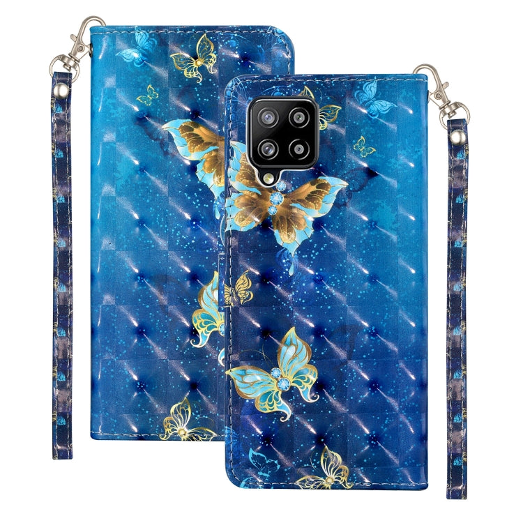 For Samsung Galaxy A42 5G 3D Pattern Horizontal Flip PU Leather Case with Holder & Card Slots & Wallet