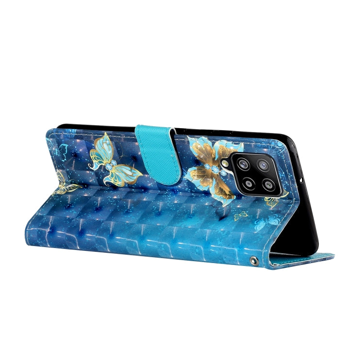 For Samsung Galaxy A42 5G 3D Pattern Horizontal Flip PU Leather Case with Holder & Card Slots & Wallet