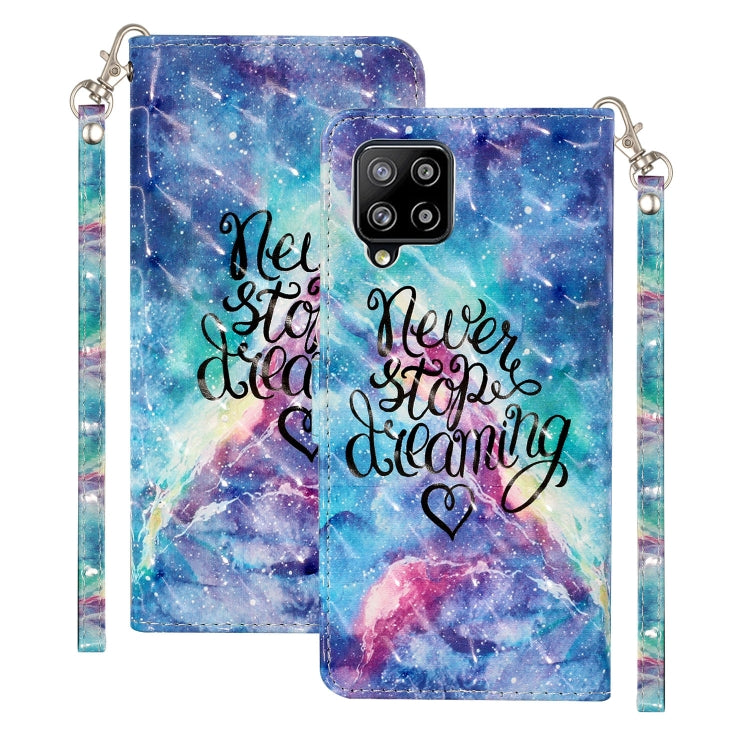 For Samsung Galaxy A42 5G 3D Pattern Horizontal Flip PU Leather Case with Holder & Card Slots & Wallet
