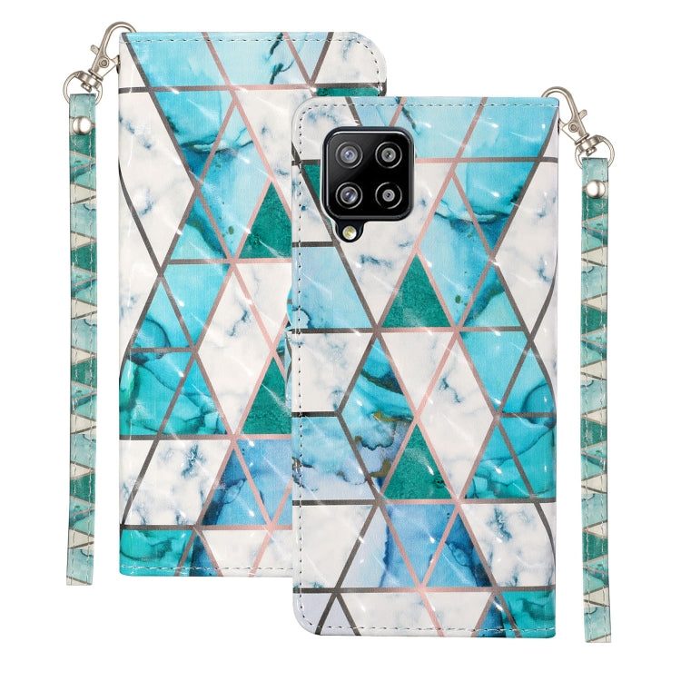 For Samsung Galaxy A42 5G 3D Pattern Horizontal Flip PU Leather Case with Holder & Card Slots & Wallet