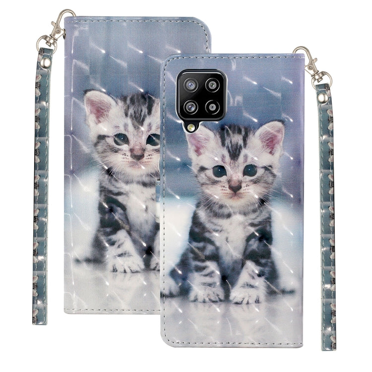 For Samsung Galaxy A42 5G 3D Pattern Horizontal Flip PU Leather Case with Holder & Card Slots & Wallet