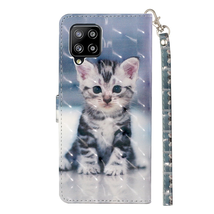 For Samsung Galaxy A42 5G 3D Pattern Horizontal Flip PU Leather Case with Holder & Card Slots & Wallet