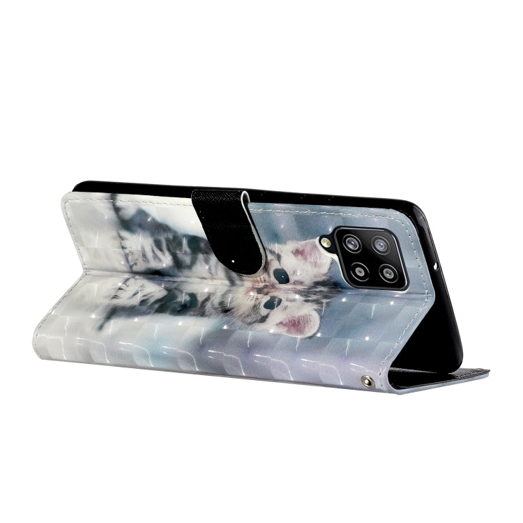 For Samsung Galaxy A42 5G 3D Pattern Horizontal Flip PU Leather Case with Holder & Card Slots & Wallet