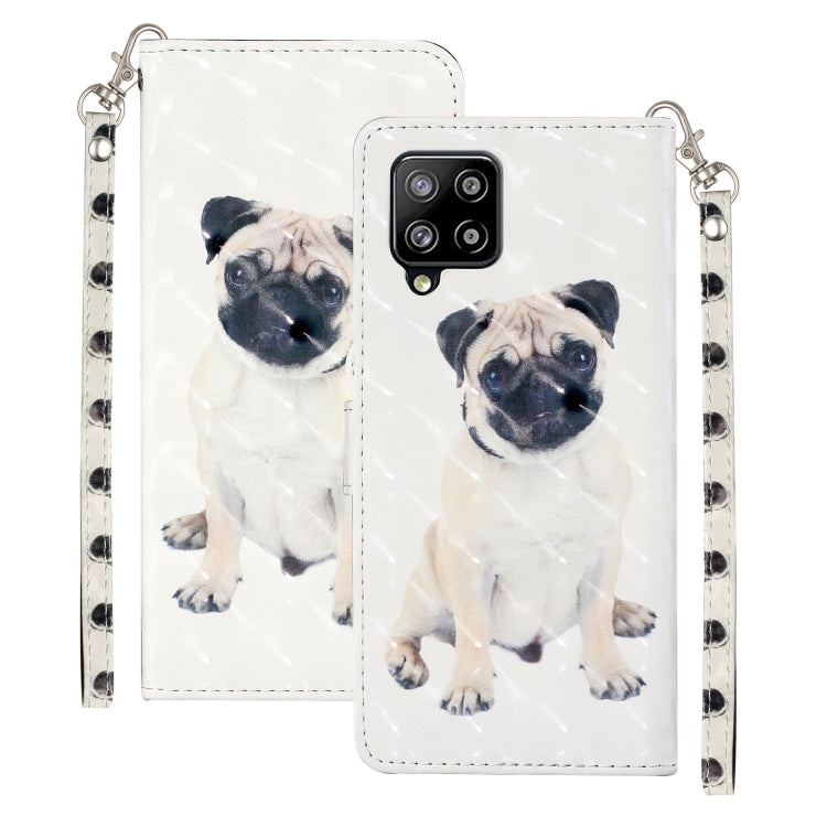 For Samsung Galaxy A42 5G 3D Pattern Horizontal Flip PU Leather Case with Holder & Card Slots & Wallet