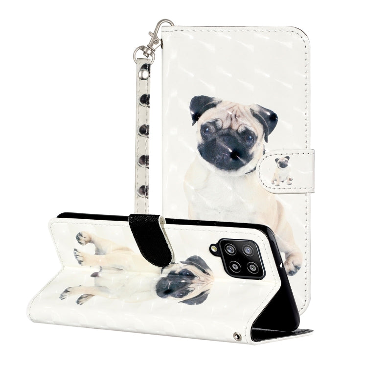 For Samsung Galaxy A42 5G 3D Pattern Horizontal Flip PU Leather Case with Holder & Card Slots & Wallet