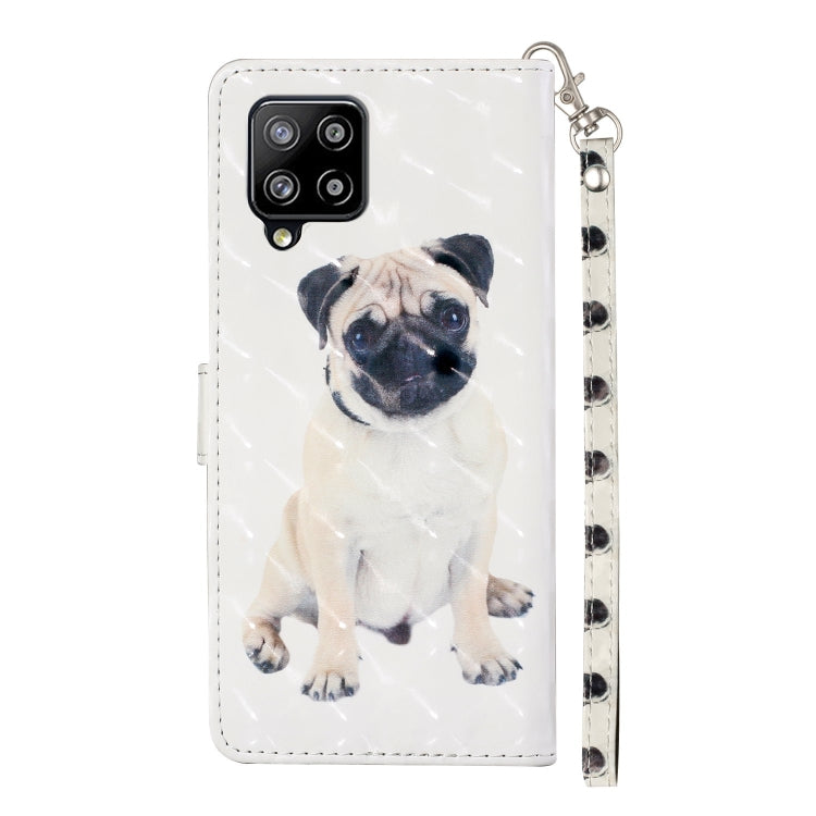 For Samsung Galaxy A42 5G 3D Pattern Horizontal Flip PU Leather Case with Holder & Card Slots & Wallet