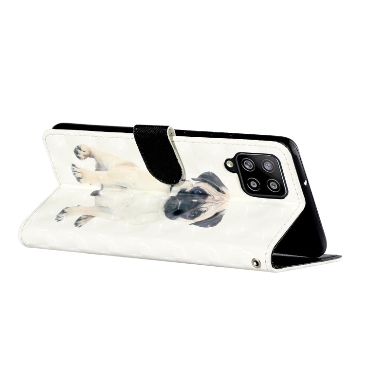 For Samsung Galaxy A42 5G 3D Pattern Horizontal Flip PU Leather Case with Holder & Card Slots & Wallet