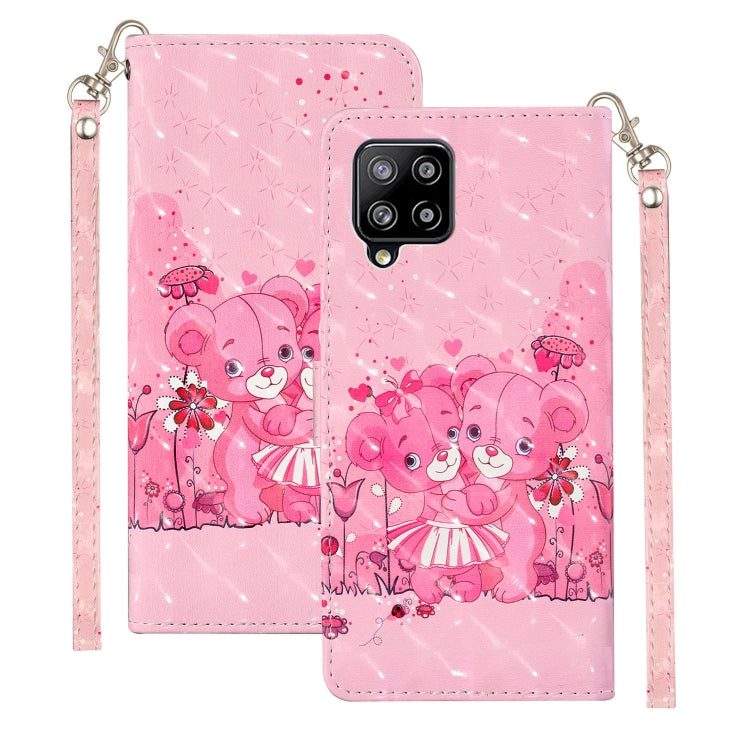 For Samsung Galaxy A42 5G 3D Pattern Horizontal Flip PU Leather Case with Holder & Card Slots & Wallet