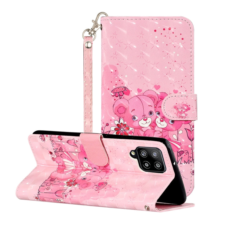 For Samsung Galaxy A42 5G 3D Pattern Horizontal Flip PU Leather Case with Holder & Card Slots & Wallet