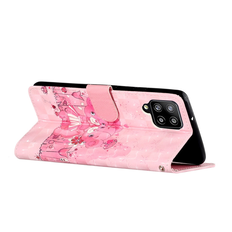 For Samsung Galaxy A42 5G 3D Pattern Horizontal Flip PU Leather Case with Holder & Card Slots & Wallet