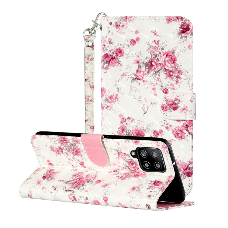 For Samsung Galaxy A42 5G 3D Pattern Horizontal Flip PU Leather Case with Holder & Card Slots & Wallet