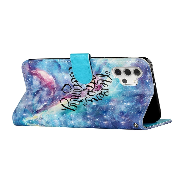 For Samsung Galaxy A32 5G 3D Pattern Horizontal Flip PU Leather Case with Holder & Card Slots & Wallet