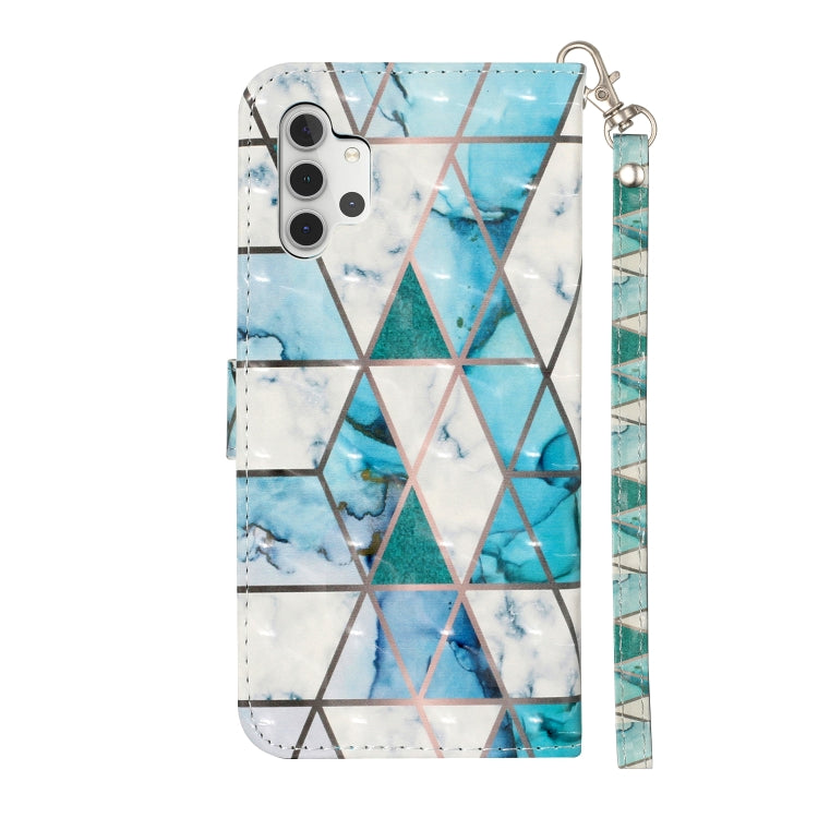 For Samsung Galaxy A32 5G 3D Pattern Horizontal Flip PU Leather Case with Holder & Card Slots & Wallet