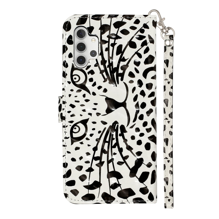 For Samsung Galaxy A32 5G 3D Pattern Horizontal Flip PU Leather Case with Holder & Card Slots & Wallet