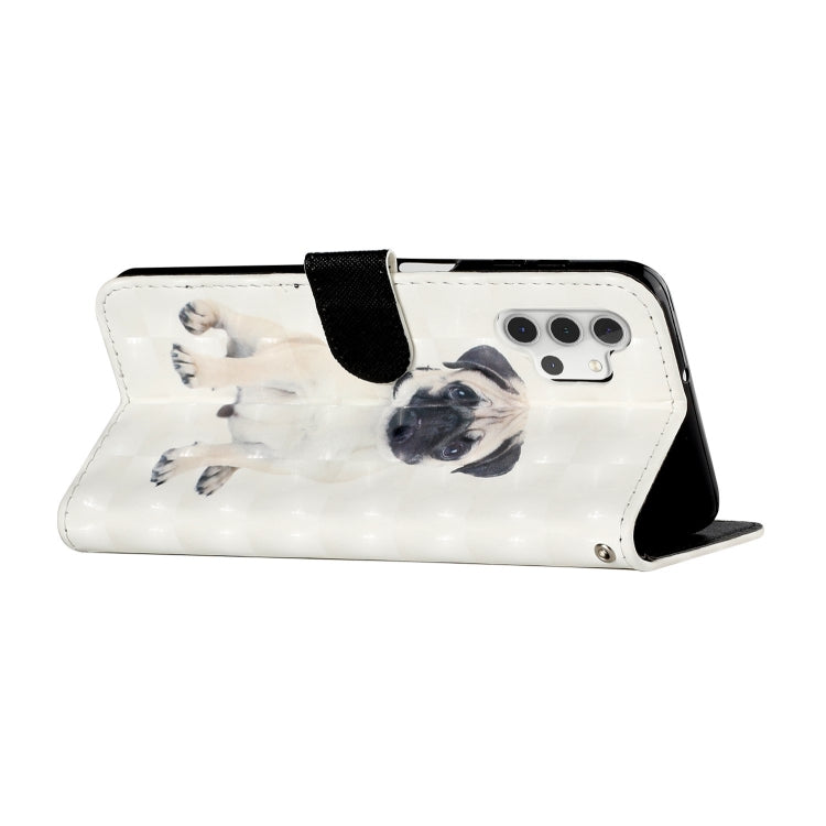 For Samsung Galaxy A32 5G 3D Pattern Horizontal Flip PU Leather Case with Holder & Card Slots & Wallet