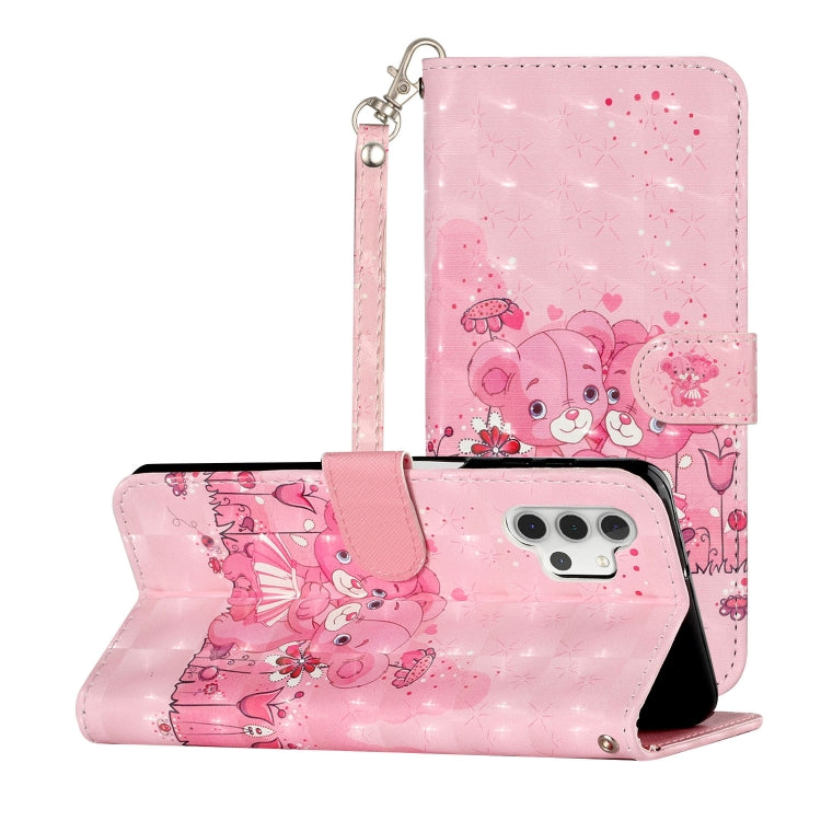 For Samsung Galaxy A32 5G 3D Pattern Horizontal Flip PU Leather Case with Holder & Card Slots & Wallet