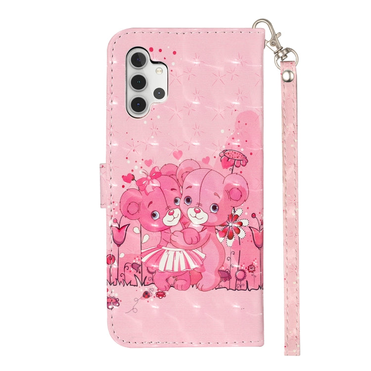 For Samsung Galaxy A32 5G 3D Pattern Horizontal Flip PU Leather Case with Holder & Card Slots & Wallet