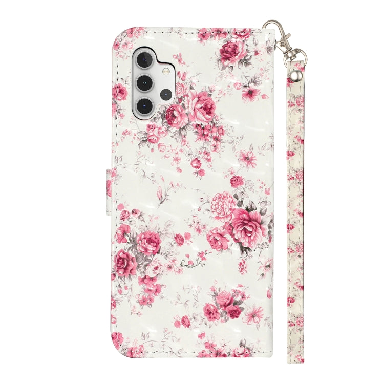 For Samsung Galaxy A32 5G 3D Pattern Horizontal Flip PU Leather Case with Holder & Card Slots & Wallet