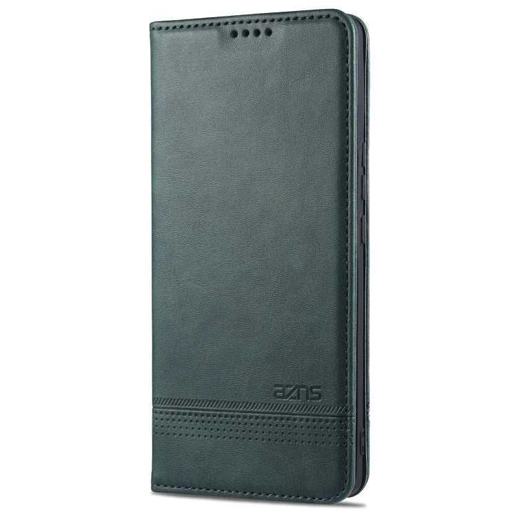 For Honor V40 5G AZNS Magnetic Calf Texture Horizontal Flip Leather Case with Card Slots & Holder & Wallet