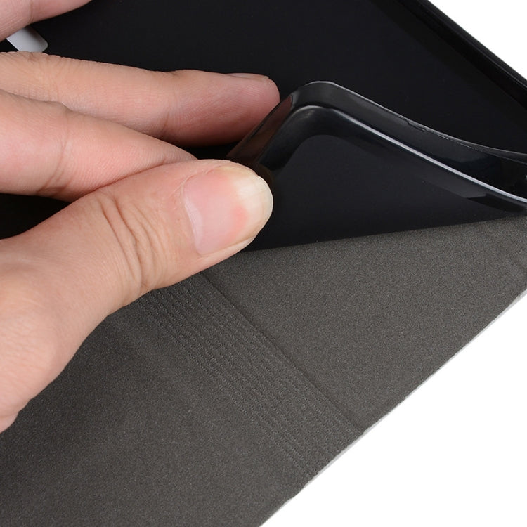 For Alcatel 1L 2021 Canvas Three-color Stitching Business Horizontal Flip Leather Case with Holder & Card Slot