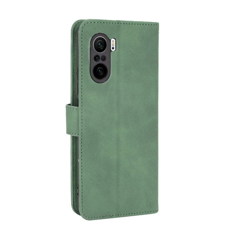 For Xiaomi Redmi K40 / K40 Pro Solid Color Skin Feel Magnetic Buckle Horizontal Flip Calf Texture PU Leather Case with Holder & Card Slots & Wallet