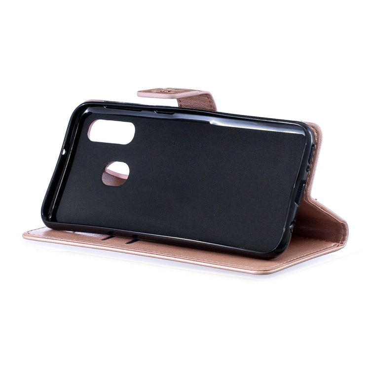 For Galaxy A40 Plum Flowers Pattern Horizontal Flip Leather Case with Holder & Card Slots & Wallet & Lanyard