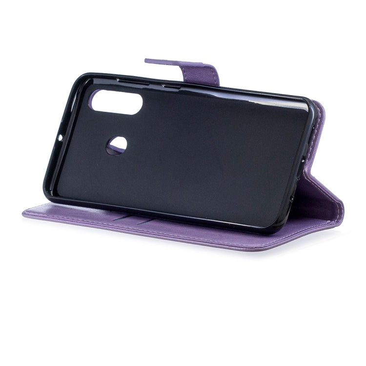 For Galaxy A60 Plum Flowers Pattern Horizontal Flip Leather Case with Holder & Card Slots & Wallet & Lanyard