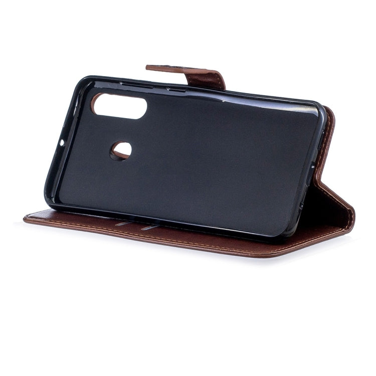 For Galaxy A60 Plum Flowers Pattern Horizontal Flip Leather Case with Holder & Card Slots & Wallet & Lanyard