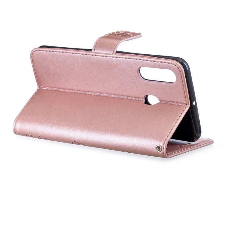 For Galaxy A60 Plum Flowers Pattern Horizontal Flip Leather Case with Holder & Card Slots & Wallet & Lanyard
