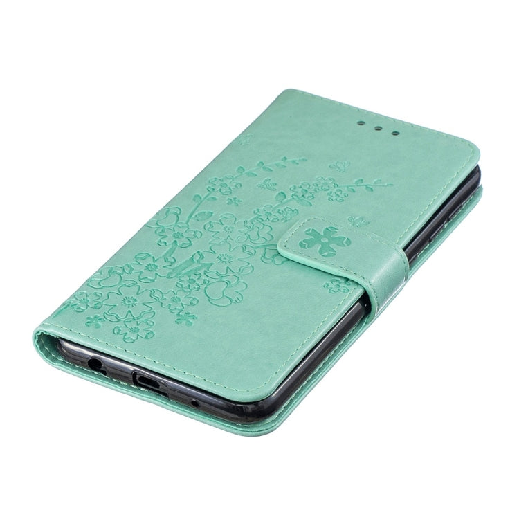 For Galaxy M10 / A10 Plum Flowers Pattern Horizontal Flip Leather Case with Holder & Card Slots & Wallet & Lanyard