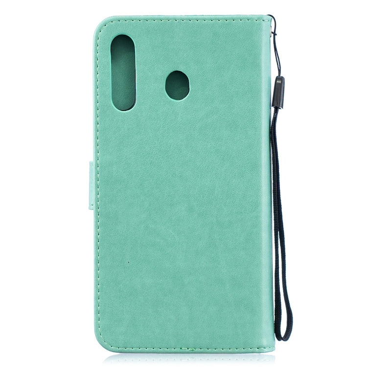 For Galaxy M30 Plum Flowers Pattern Horizontal Flip Leather Case with Holder & Card Slots & Wallet & Lanyard