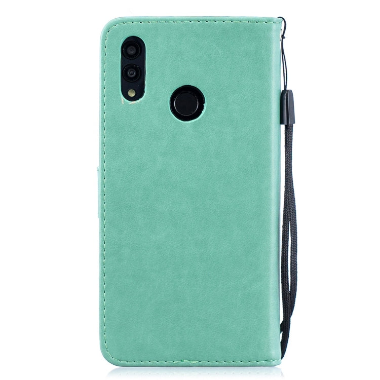 For Huawei P Smart (2019) Plum Flowers Pattern Horizontal Flip Leather Case with Holder & Card Slots & Wallet & Lanyard