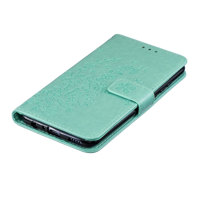 For Huawei P Smart (2019) Plum Flowers Pattern Horizontal Flip Leather Case with Holder & Card Slots & Wallet & Lanyard