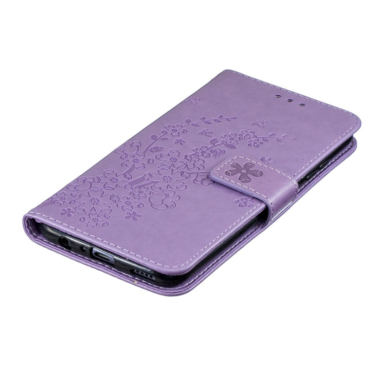 For Huawei P Smart (2019) Plum Flowers Pattern Horizontal Flip Leather Case with Holder & Card Slots & Wallet & Lanyard