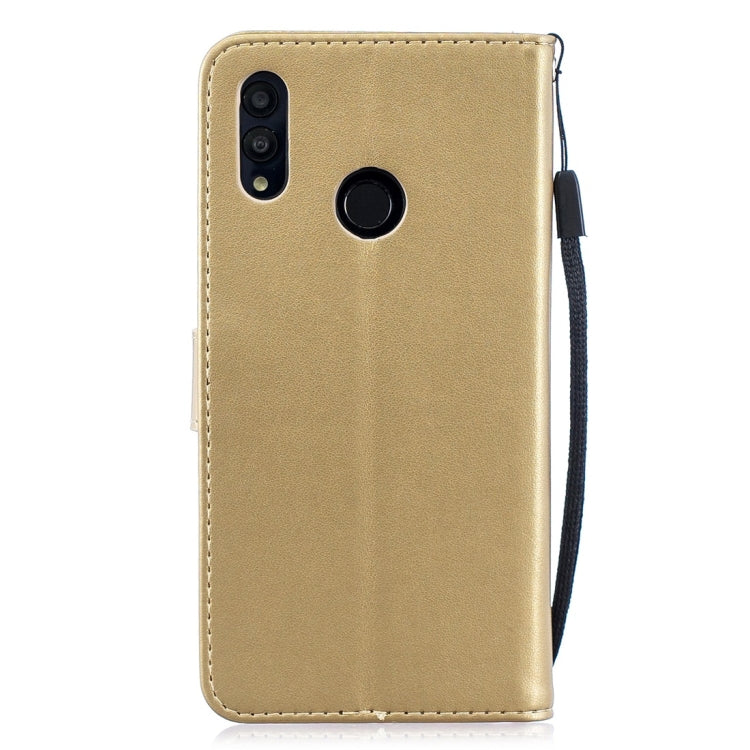 For Huawei P Smart (2019) Plum Flowers Pattern Horizontal Flip Leather Case with Holder & Card Slots & Wallet & Lanyard