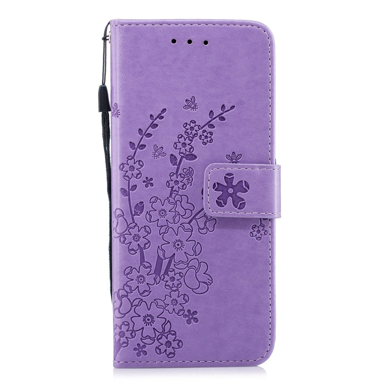 For Galaxy S8 Plum Flowers Pattern Horizontal Flip Leather Case with Holder & Card Slots & Wallet & Lanyard