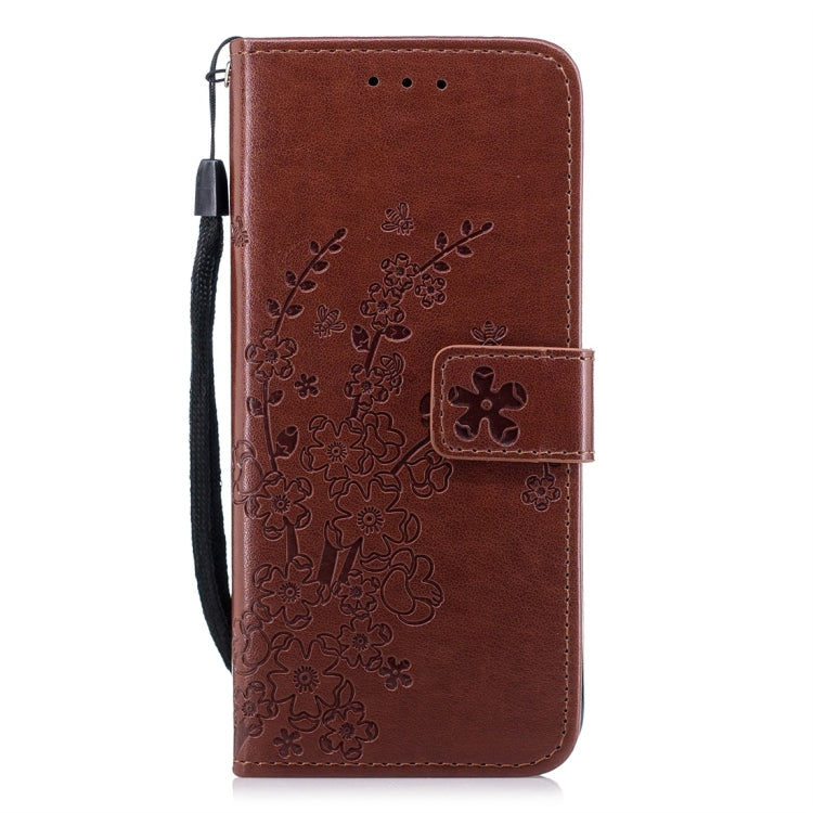 For Galaxy S8 Plum Flowers Pattern Horizontal Flip Leather Case with Holder & Card Slots & Wallet & Lanyard