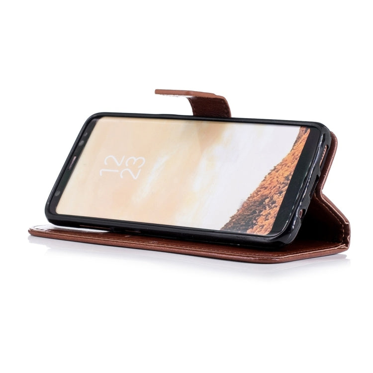 For Galaxy S8 Plum Flowers Pattern Horizontal Flip Leather Case with Holder & Card Slots & Wallet & Lanyard
