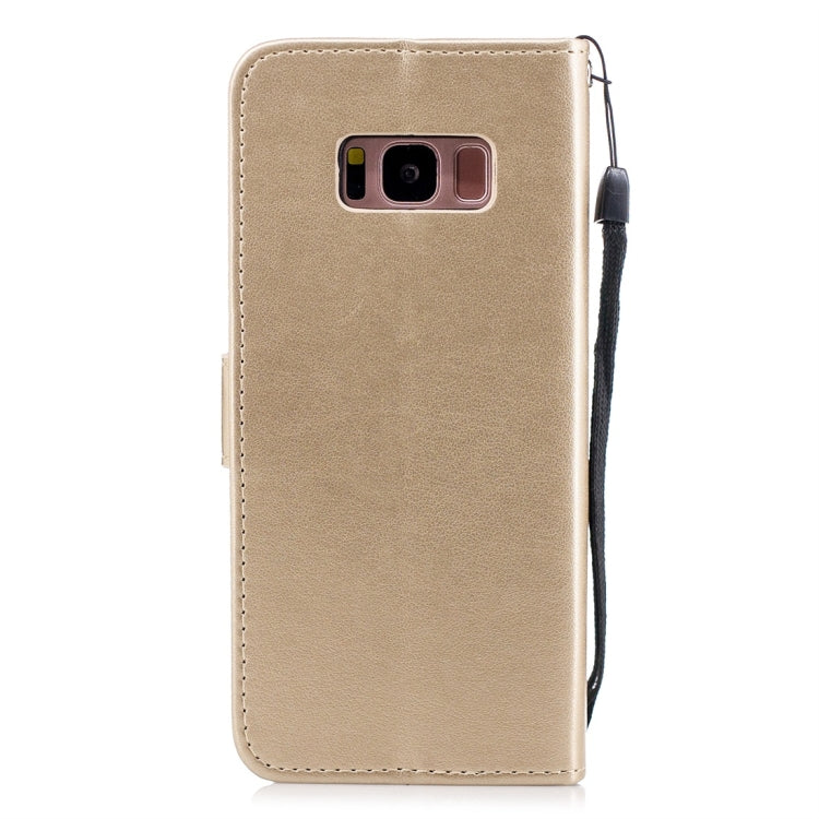 For Galaxy S8 Plum Flowers Pattern Horizontal Flip Leather Case with Holder & Card Slots & Wallet & Lanyard