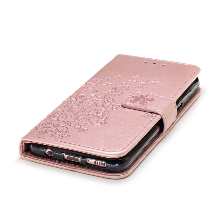 For Galaxy S8 Plum Flowers Pattern Horizontal Flip Leather Case with Holder & Card Slots & Wallet & Lanyard