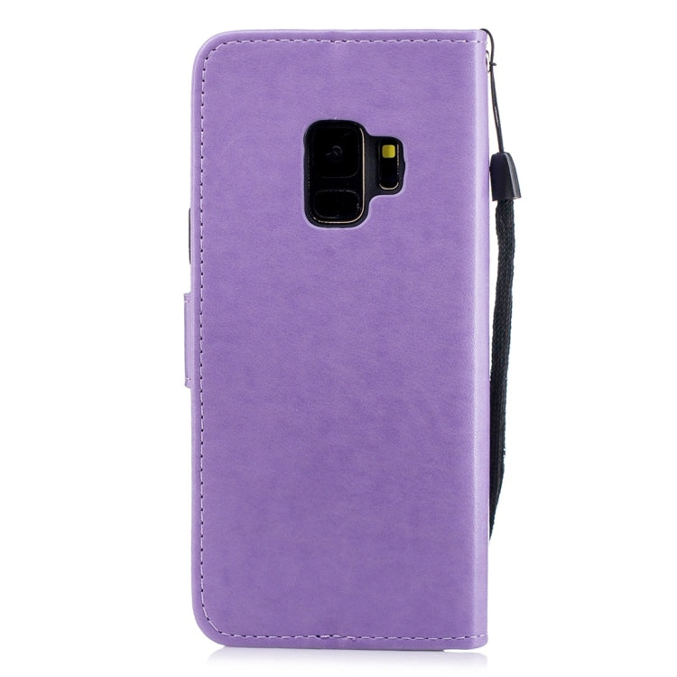 For Galaxy S9 Plum Flowers Pattern Horizontal Flip Leather Case with Holder & Card Slots & Wallet & Lanyard