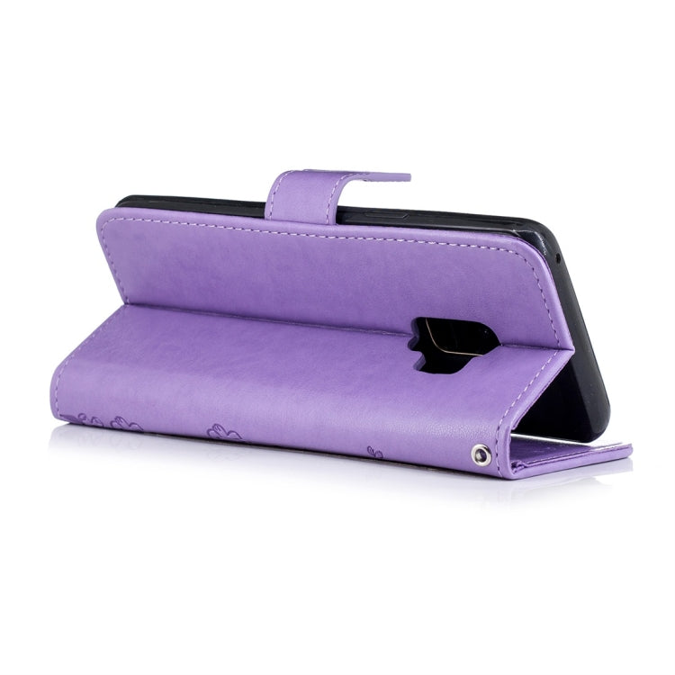 For Galaxy S9 Plum Flowers Pattern Horizontal Flip Leather Case with Holder & Card Slots & Wallet & Lanyard