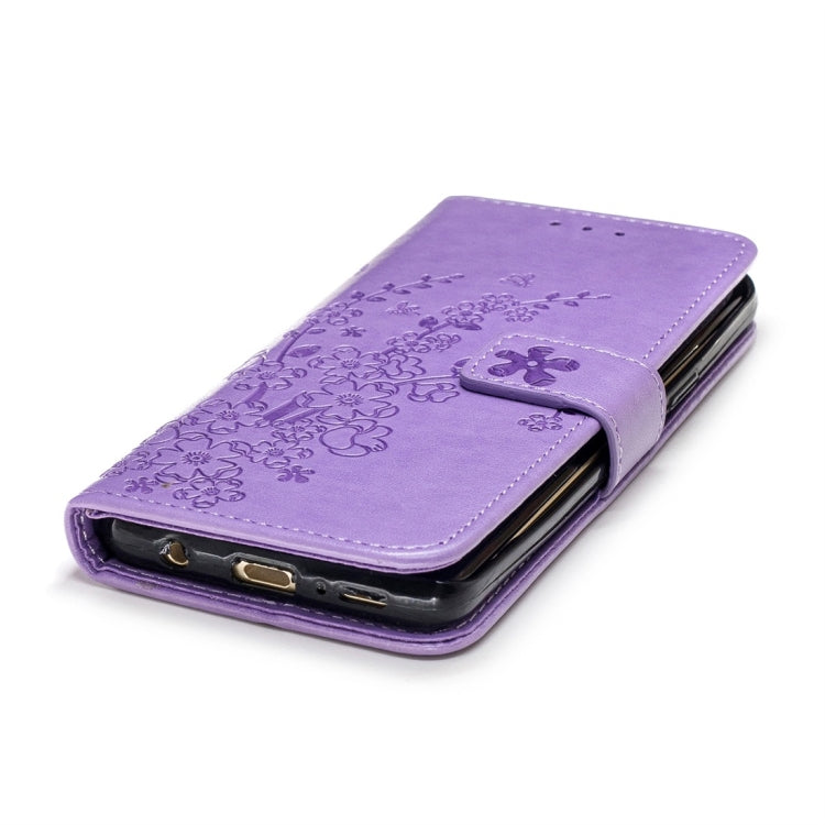 For Galaxy S9 Plum Flowers Pattern Horizontal Flip Leather Case with Holder & Card Slots & Wallet & Lanyard