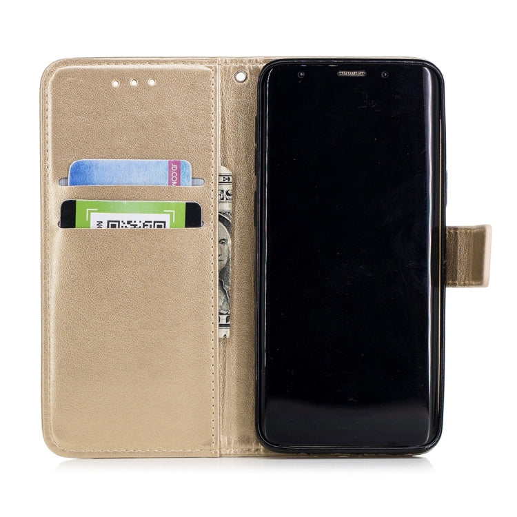 For Galaxy S9 Plum Flowers Pattern Horizontal Flip Leather Case with Holder & Card Slots & Wallet & Lanyard