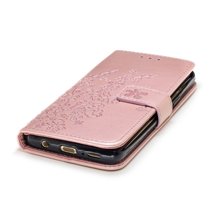 For Galaxy S9 Plum Flowers Pattern Horizontal Flip Leather Case with Holder & Card Slots & Wallet & Lanyard