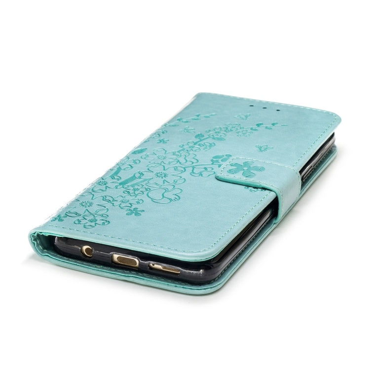 For Galaxy S9+ Plum Flowers Pattern Horizontal Flip Leather Case with Holder & Card Slots & Wallet & Lanyard