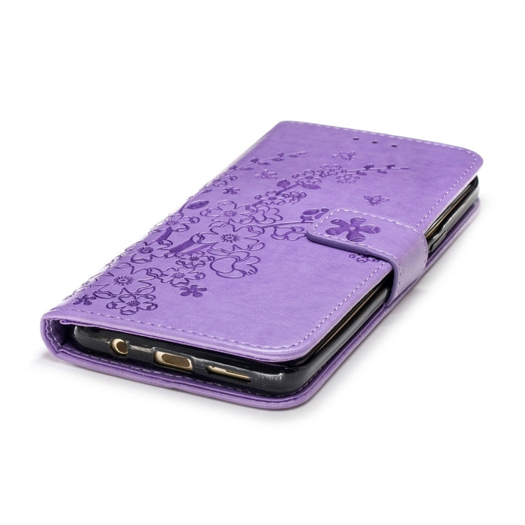 For Galaxy S9+ Plum Flowers Pattern Horizontal Flip Leather Case with Holder & Card Slots & Wallet & Lanyard