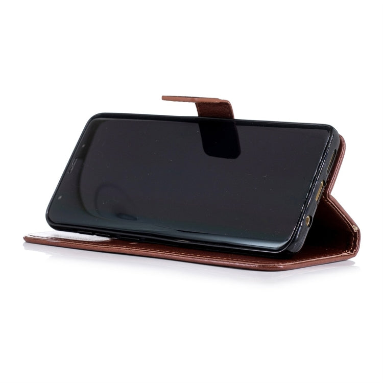 For Galaxy S9+ Plum Flowers Pattern Horizontal Flip Leather Case with Holder & Card Slots & Wallet & Lanyard