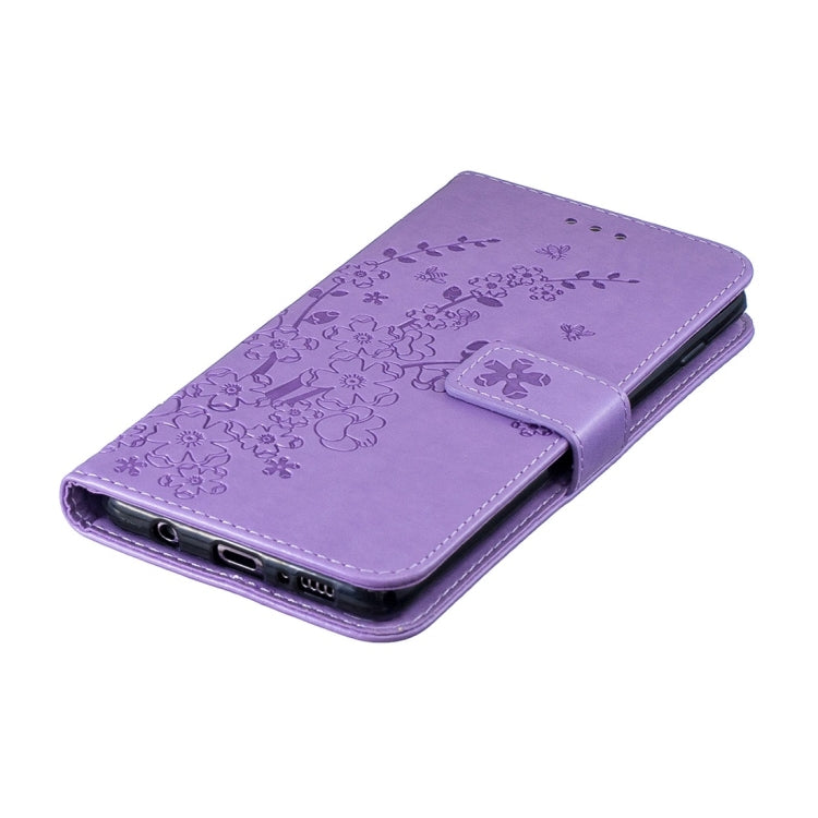 For Galaxy S10+ Plum Flowers Pattern Horizontal Flip Leather Case with Holder & Card Slots & Wallet & Lanyard