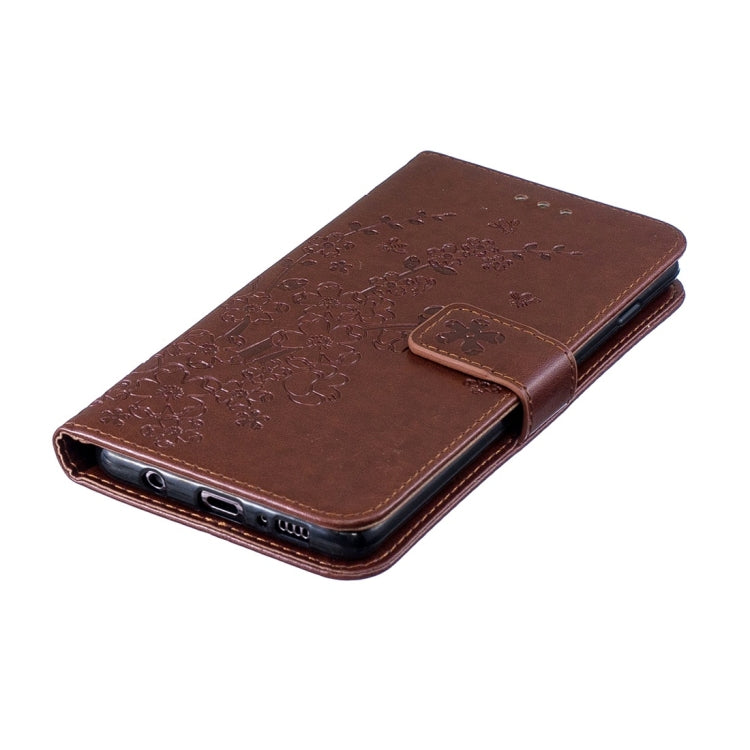 For Galaxy S10+ Plum Flowers Pattern Horizontal Flip Leather Case with Holder & Card Slots & Wallet & Lanyard